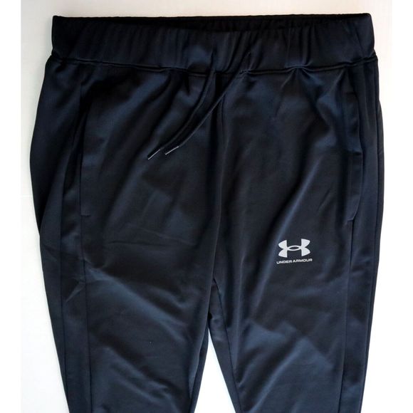 Under Armour 1370153 002 Men's Sz M Black/Gray UA JD Knit Hooded Tracksuit - Picture 4 of 11